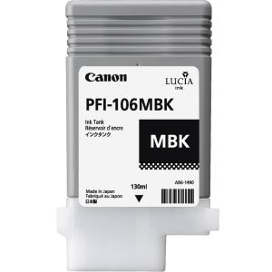 Cartridge Canon PFI-106MBK, matná černá (matte black), originál