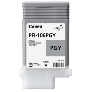 Cartridge Canon PFI-106PGY, foto šedá (photo gray), originál