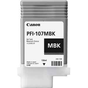 Cartridge Canon PFI-107MBK, matná černá (matte black), originál