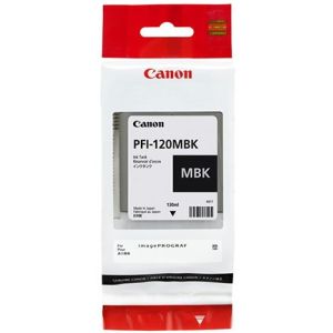 Cartridge Canon PFI-120MBK, matná černá (matte black), originál