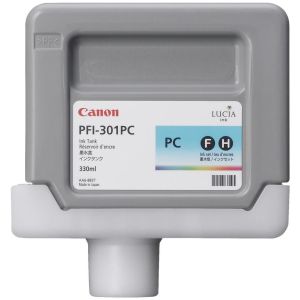 Cartridge Canon PFI-301PC, foto azurová (photo cyan), originál