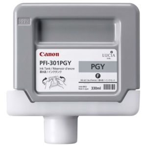 Cartridge Canon PFI-301PGY, foto šedá (photo gray), originál