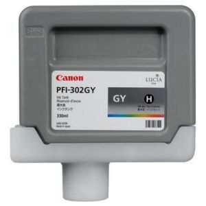 Cartridge Canon PFI-302GY, šedá (gray), originál