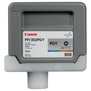Cartridge Canon PFI-302PGY, foto šedá (photo gray), originál
