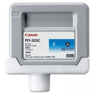 Cartridge Canon PFI-303C, azurová (cyan), originál