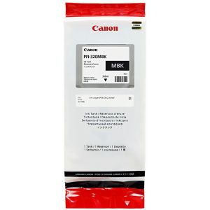 Cartridge Canon PFI-320MBK, matná černá (matte black), originál