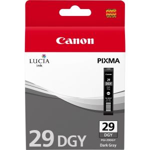 Cartridge Canon PGI-29DGY, tmavá šedá (dark gray), originál