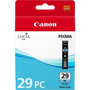 Cartridge Canon PGI-29PC, foto azurová (photo cyan), originál