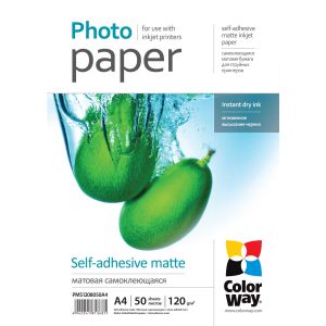 Fotopapír - A4 / 120g - samolepící, matný, 50 ks v balení