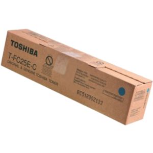 Toner Toshiba T-FC25E-C, azurová (cyan), originál