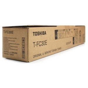 Toner Toshiba T-FC30E-C, azurová (cyan), originál