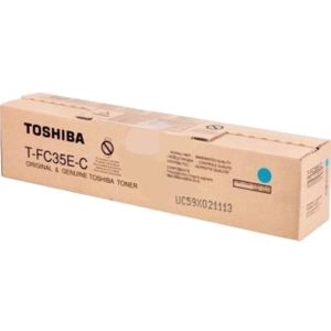 Toner Toshiba T-FC35E-C, azurová (cyan), originál