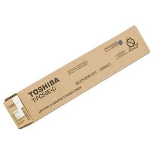 Toner Toshiba T-FC55E-C, azurová (cyan), originál