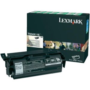 Toner Lexmark T654X11E (T654), černá (black), originál