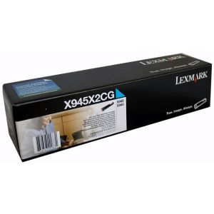 Toner Lexmark X945X2CG (X940, X945), azurová (cyan), originál