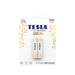TESLA - baterie AAA GOLD+, 2ks, LR03 12030220