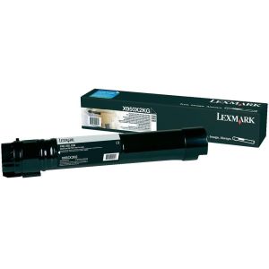 Toner Lexmark X950X2KG (X950), černá (black), originál