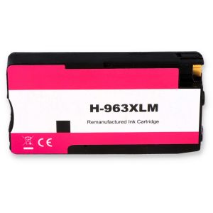 Cartridge HP 963 XL, 3JA28AE, purpurová (magenta), alternativní