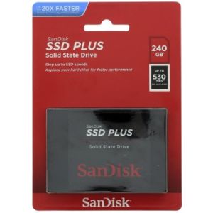 Sandisk Plus/240GB/SSD/2.5"/SATA/Černá/3R SDSSDA-240G-G26