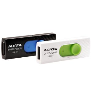 ADATA UV320/64GB/USB 3.2/USB-A/Bílá AUV320-64G-RWHGN
