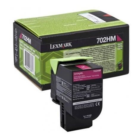 Toner Lexmark 702HM, 70C2HM0 (CS310, CS410, CS510), purpurová (magenta), originál