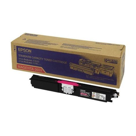 Toner Epson C13S050559 (C1600), purpurová (magenta), originál
