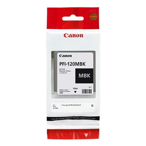 Cartridge Canon PFI-120MBK, matná černá (matte black), originál