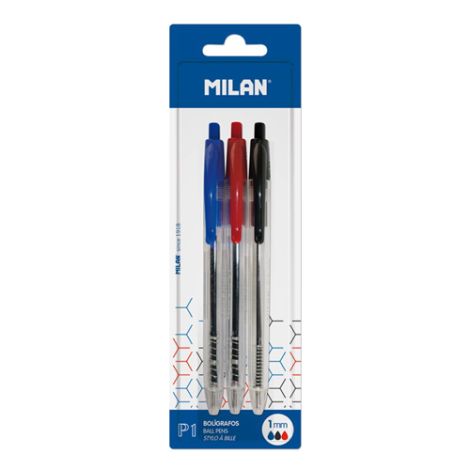 Pero kuličkové MILAN P1 1,0mm - sada 3 ks
