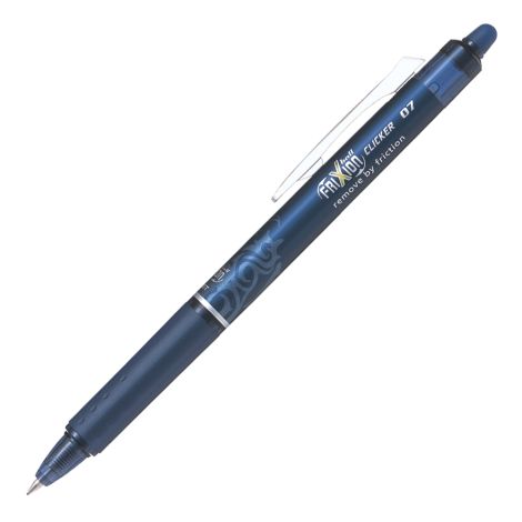 Roller gelový/gumovací PILOT Frixion Ball Clicker 0,7 mm, modro-černý