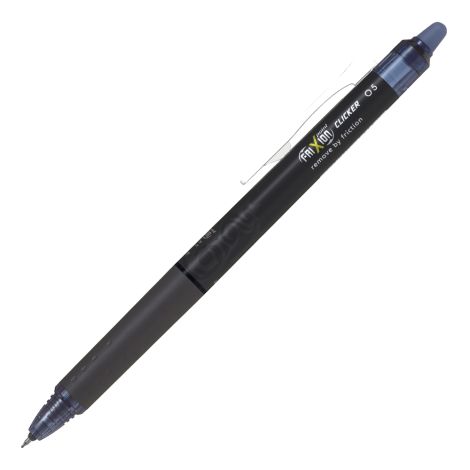 Roller gelový/gumovací PILOT Frixion Point Clicker synergický hrot 0,5 mm, modro-černý