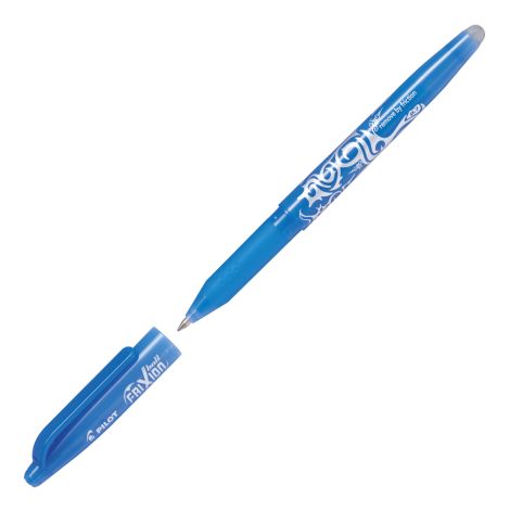 Roller gelový/gumovací PILOT Frixion Ball 0,7 mm, nebeský modrý