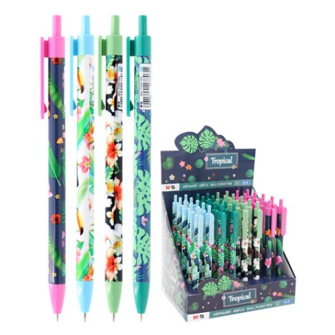 Pero kuličkové M&G Tropical 0,5 mm, modré
