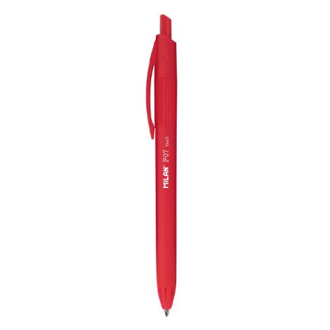 Kuličkové pero MILAN P07 Touch 0,7 mm - červené