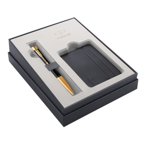 GP PARKER Urban Muted Black GT + pouzdro na karty