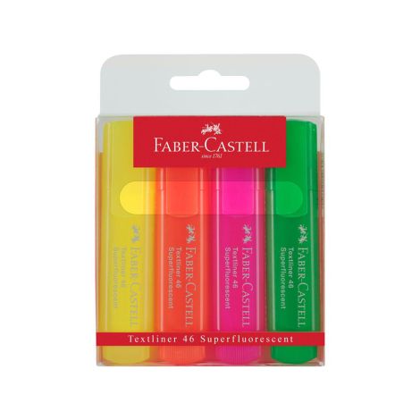 Zvýrazňovač Faber-Castell1546 / sada 4ks