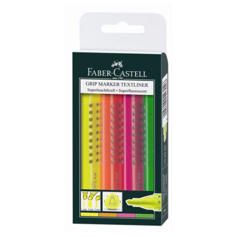 Zvýrazňovač Faber-Castell / sada 4ks