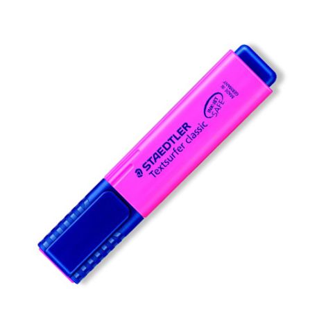 Zvýrazňovač, 1-5 mm, STAEDTLER, růžový