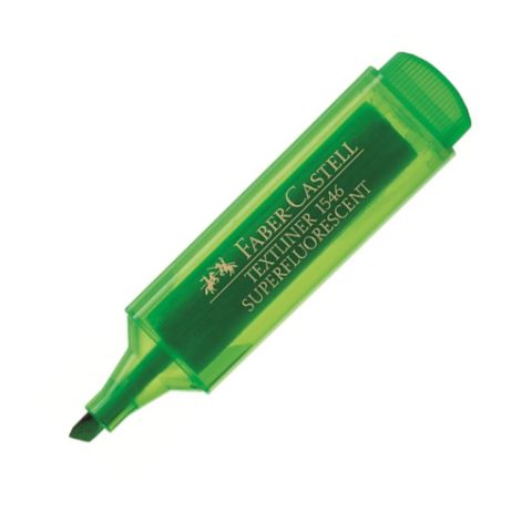 Zvýrazňovač Faber-Castell textliner 1546 - zelený