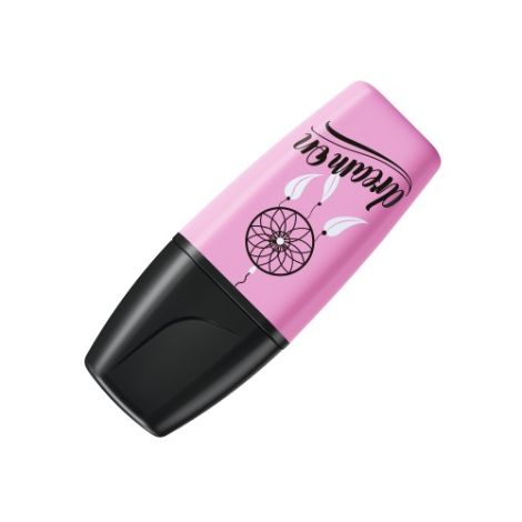 Zvýrazňovač - STABILO BOSS MINI Pastellove 2.0 - jemná fuchsiová barva