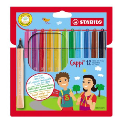 Fixy STABILO Cappi 12 ks