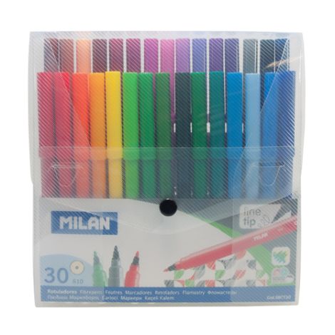 Fixy MILAN kulaté 0,2 mm - sada 30 ks