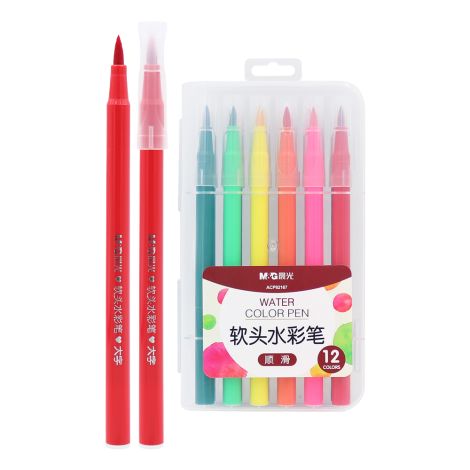 Fixy štětcové M&G Water Color - sada 12 ks