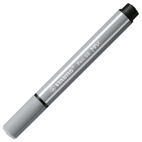 Fix vláknový STABILO Pen 68 MAX stříbrno-šedý