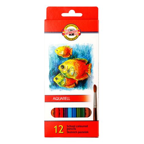 Pastelky KOH-I-NOOR akvarelové, sada 12 ks