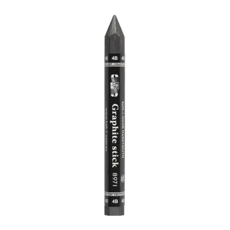 Tužka grafitová KOH-I-NOOR v laku 4B, černá 1 ks