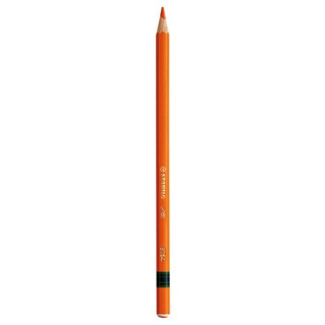 Barevná tužka, šestihranná, na každý povrch, STABILO "All", oranžová