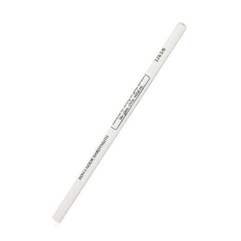 Tužka pastelová KOH-I-NOOR Pro hladké plochy, bílá 1 ks