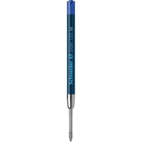 Náplň do kuličkových per, 0,5 mm, SCHNEIDER "Slider 755", modrá