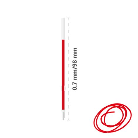 Náplň kuličková PILOT Ball Point Pen 0,7 mm - červená