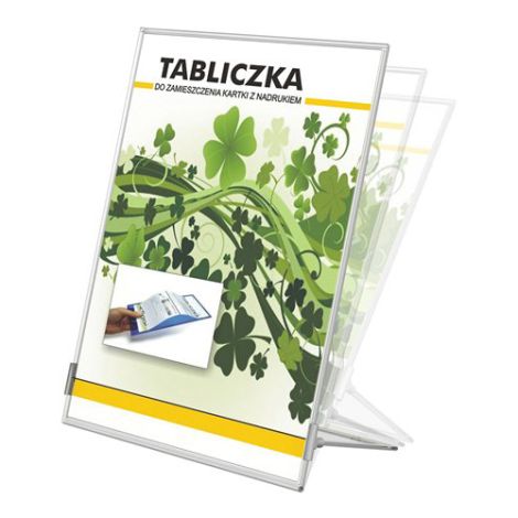 Stojan na dokumenty "L", nakloněný, A4, PANTA PLAST